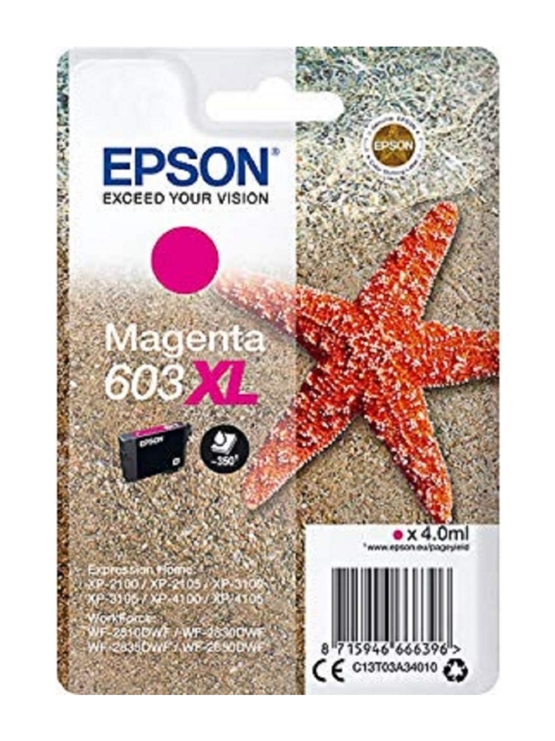 Epson Cartucho 603XL Magenta 1