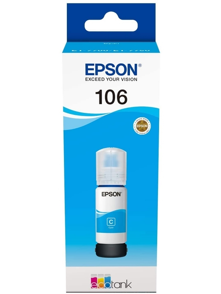 Epson Botella Tinta Ecotank 106 Cyan 1