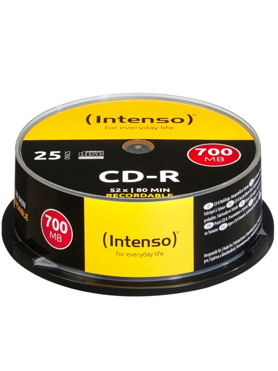 Intenso CD-R 700MB/80min tubo 25 unidades 1