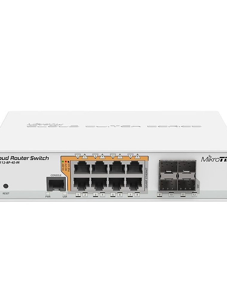 MikroTik CRS112-8P-4S-IN Switch 8xGB 4xSFP L5 1