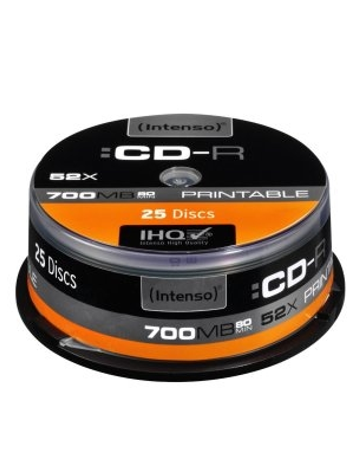Intenso CD-R 700MB 52x Printable Tarrina 25Uds 1