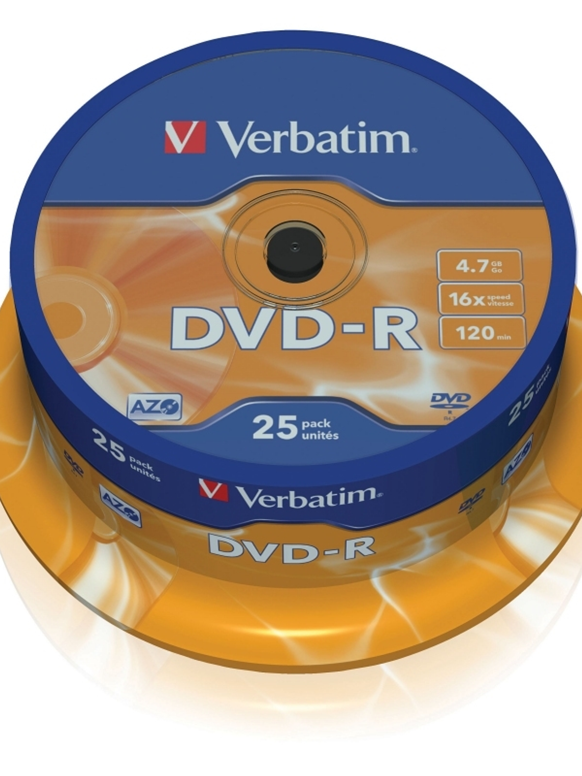 Verbatim DVD-R 4.7GB 16x Tarrina 25Uds 1