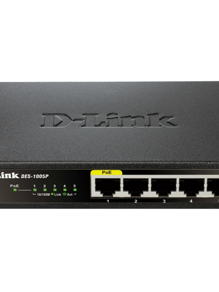 D-Link DES-1005P Switch 5x10/100Mbps 1xPoE 1