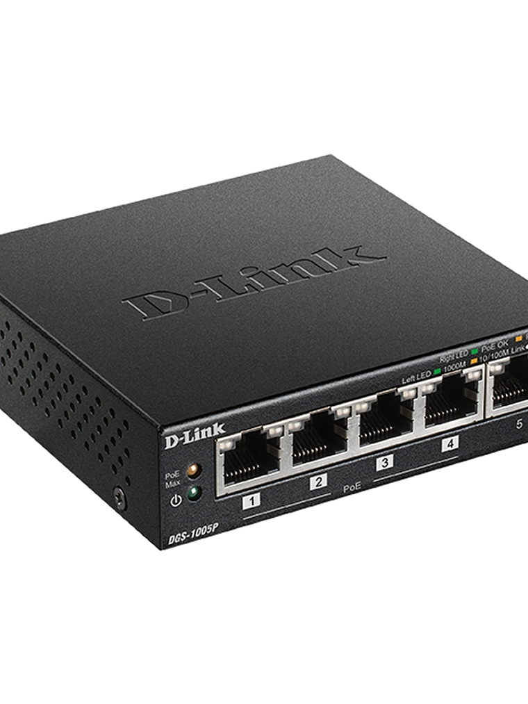 D-Link DGS-1005P Switch 5xGB 4xPoE 2