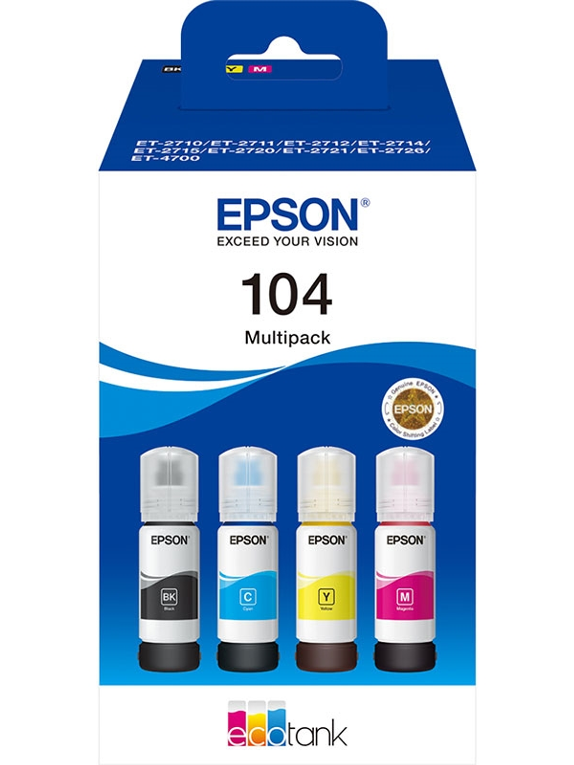 Epson Botellas Multipack Ecotank 104 4 Colores 1