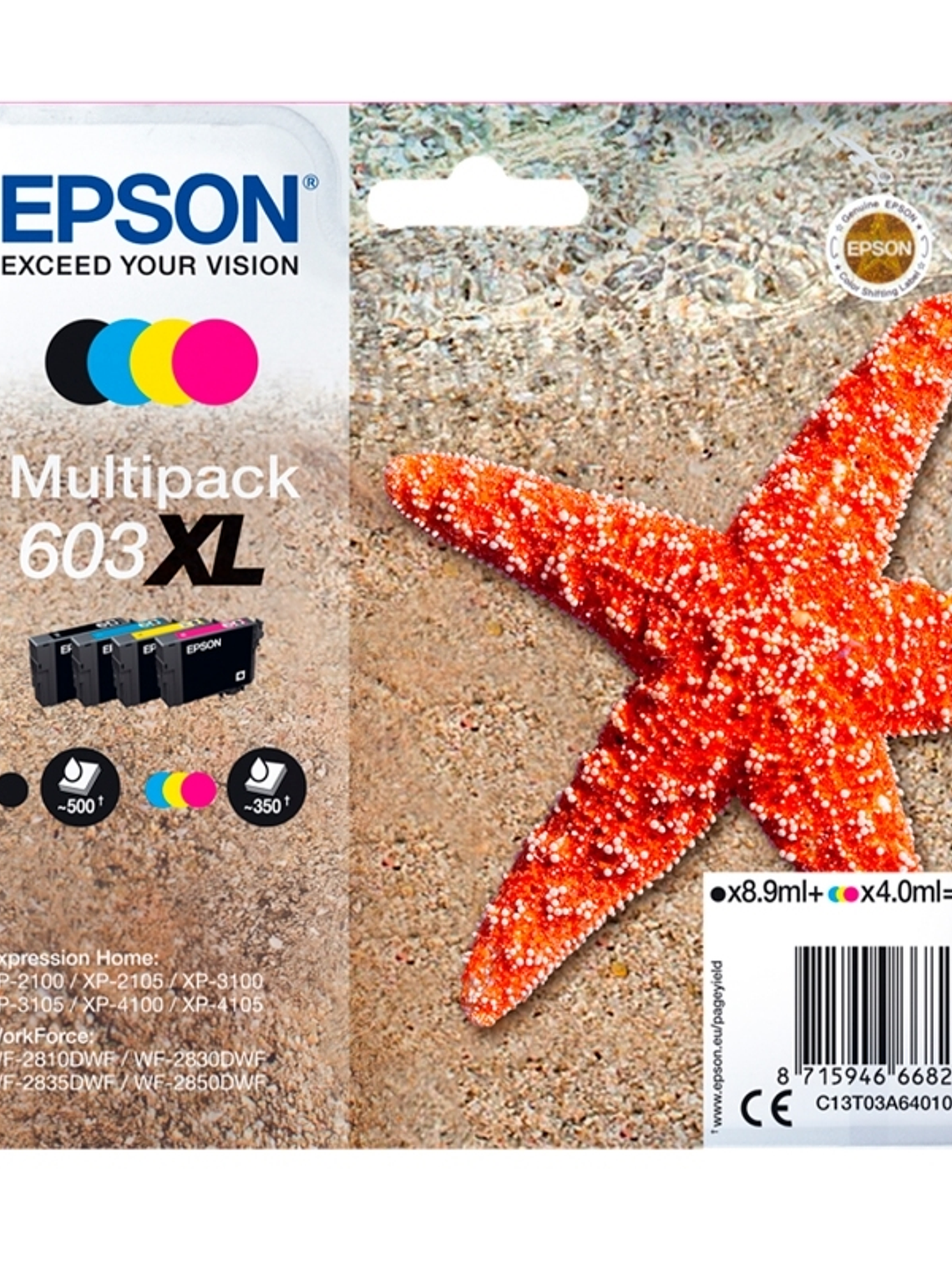 Epson Cartucho Multipack 603XL 4 Colores 1