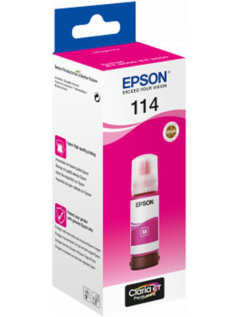 Epson Botella Tinta Ecotank 114 Magenta 2