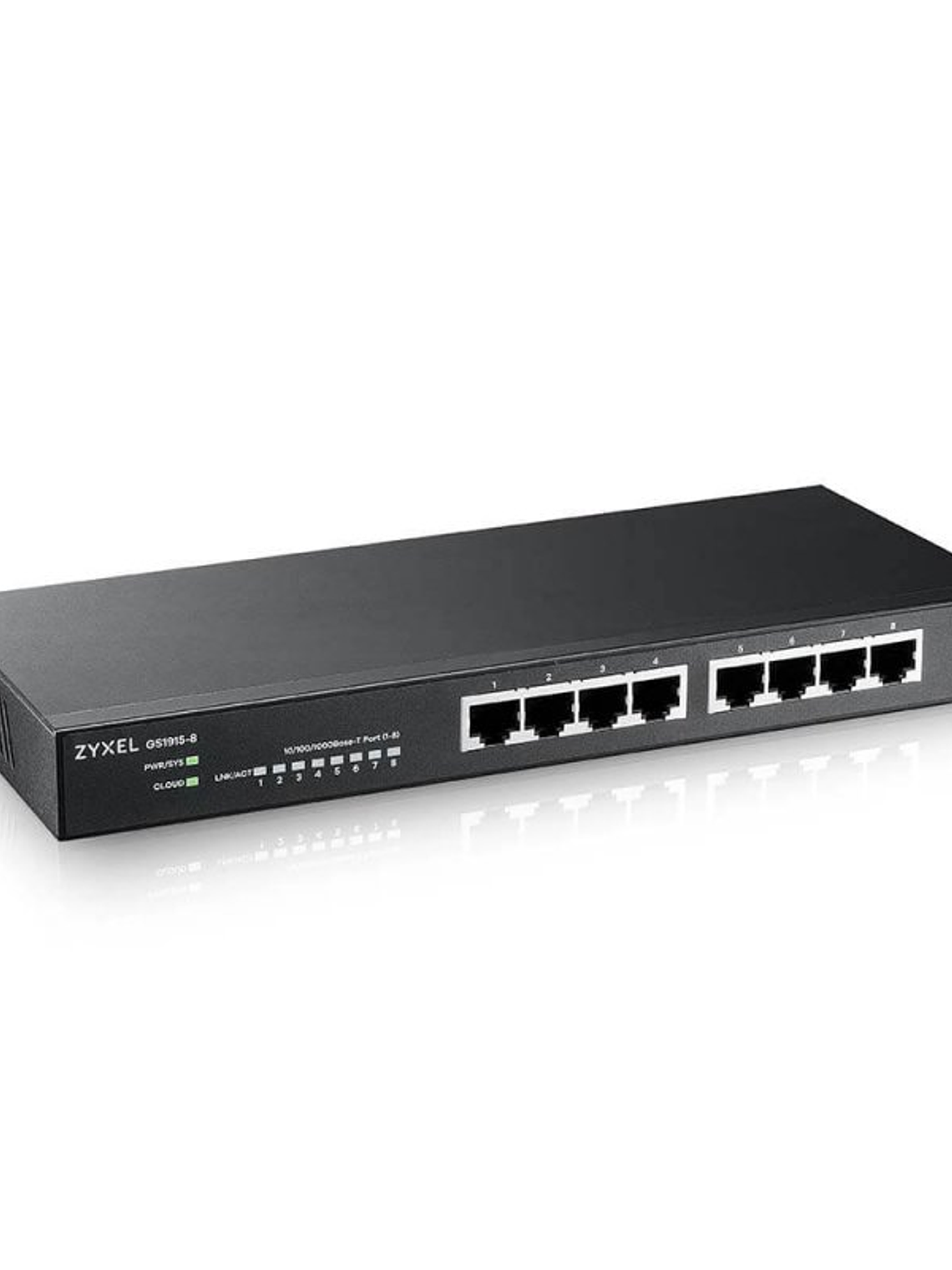 ZyXEL GS1915-8 Smart Switch 8xGbE Nebula Fanless 3