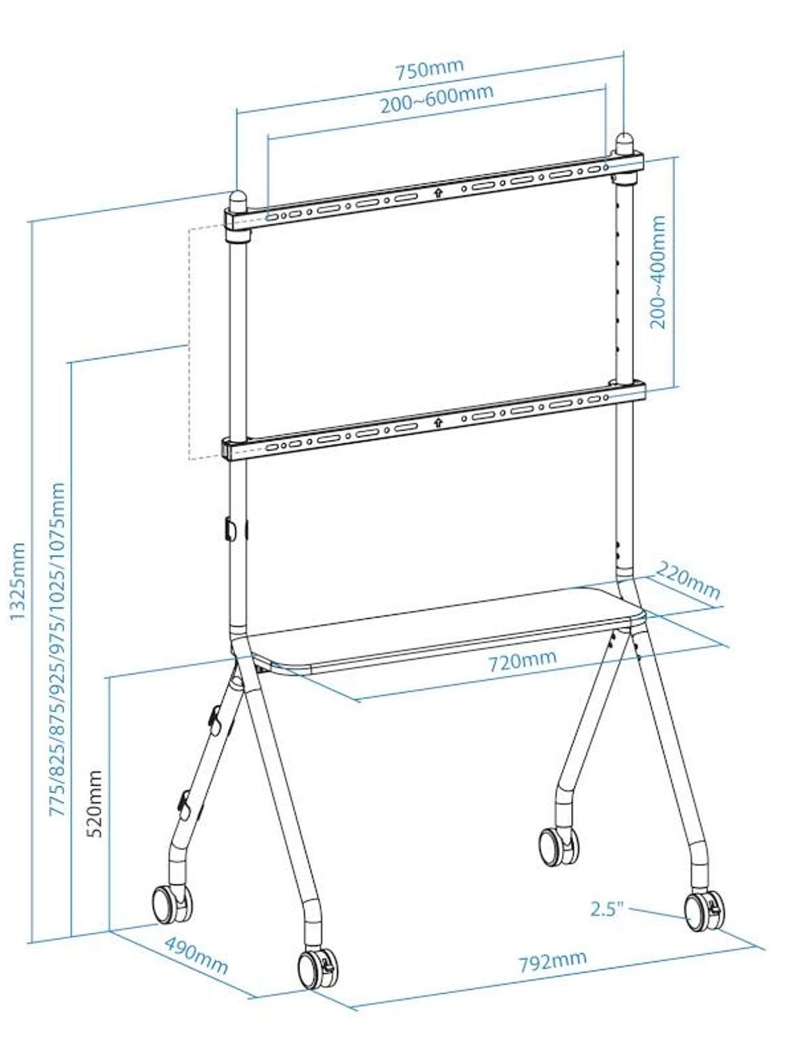 Tooq iLove Soporte suelo pantallas 49
