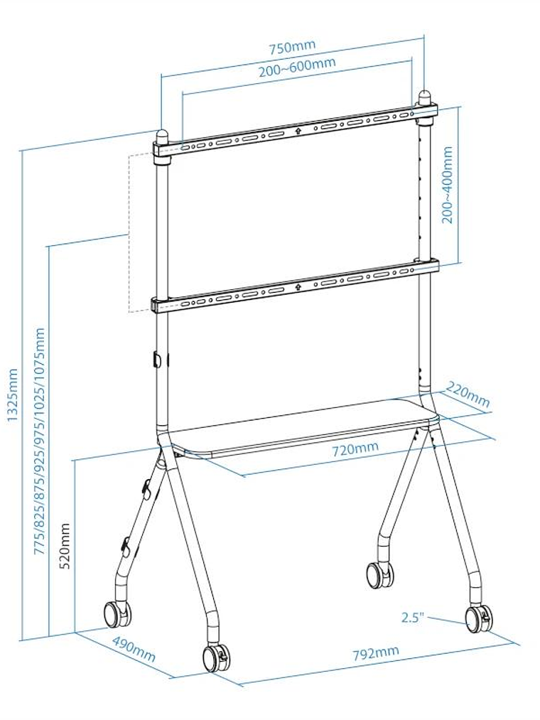 Tooq iLove Soporte suelo pantallas 49