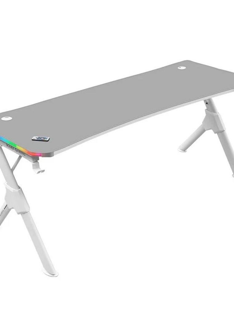 Mars Gaming MGDXL RGB Mesa Gaming WHITE 1