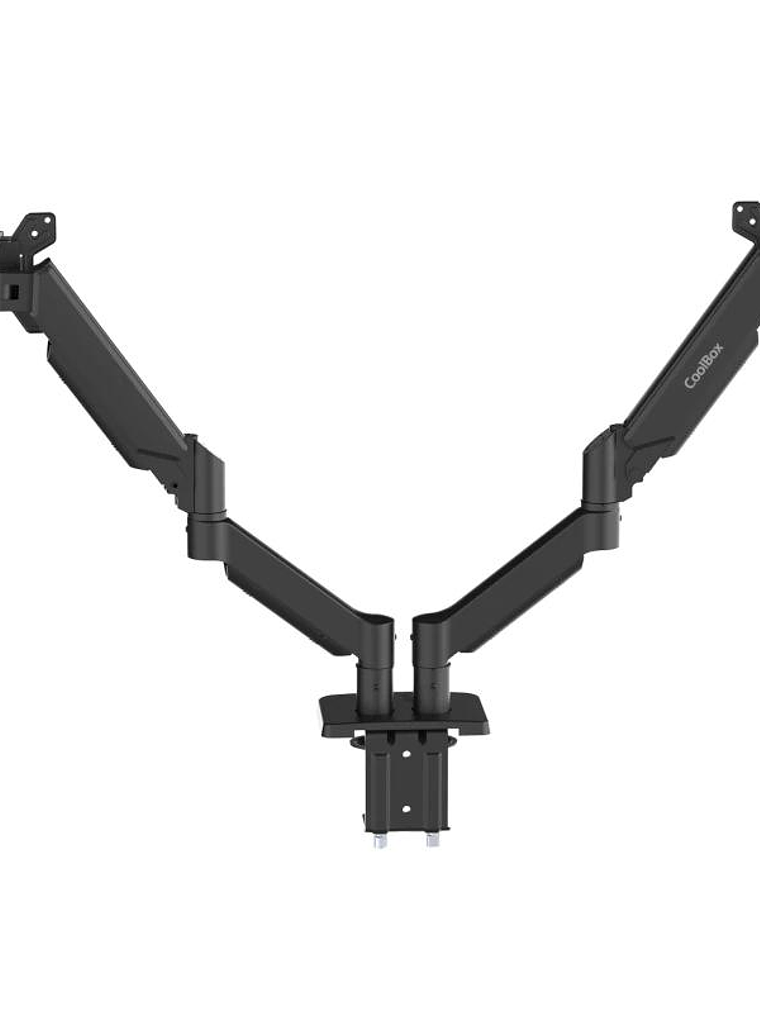 COOLBOX Soporte dos Monitores Brazo Neumático 3