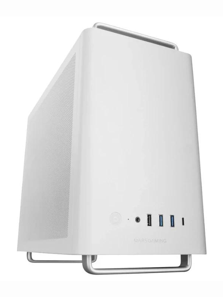 MARS GAMING Microatx MCELITE Alto Rendi. Blanco 1