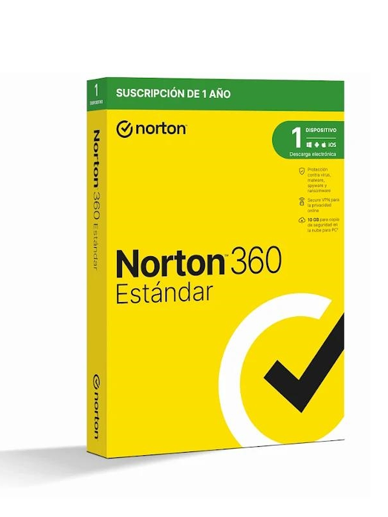 NORTON 360 Standard 10GB ES 1 us 1 dispositivo 1A 1