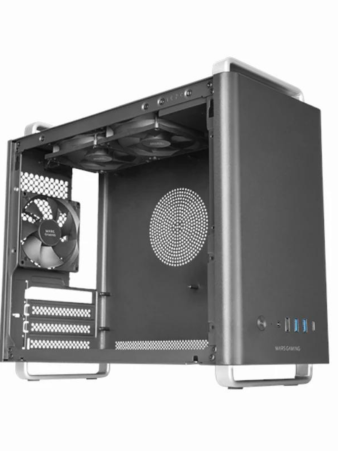 MARS GAMING Microatx MCELITE Alto Rendi. Negro 4