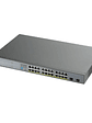 ZyXEL GS1300-26HP Switch 24xGB PoE 2xSFP 250W - Miniatura 1