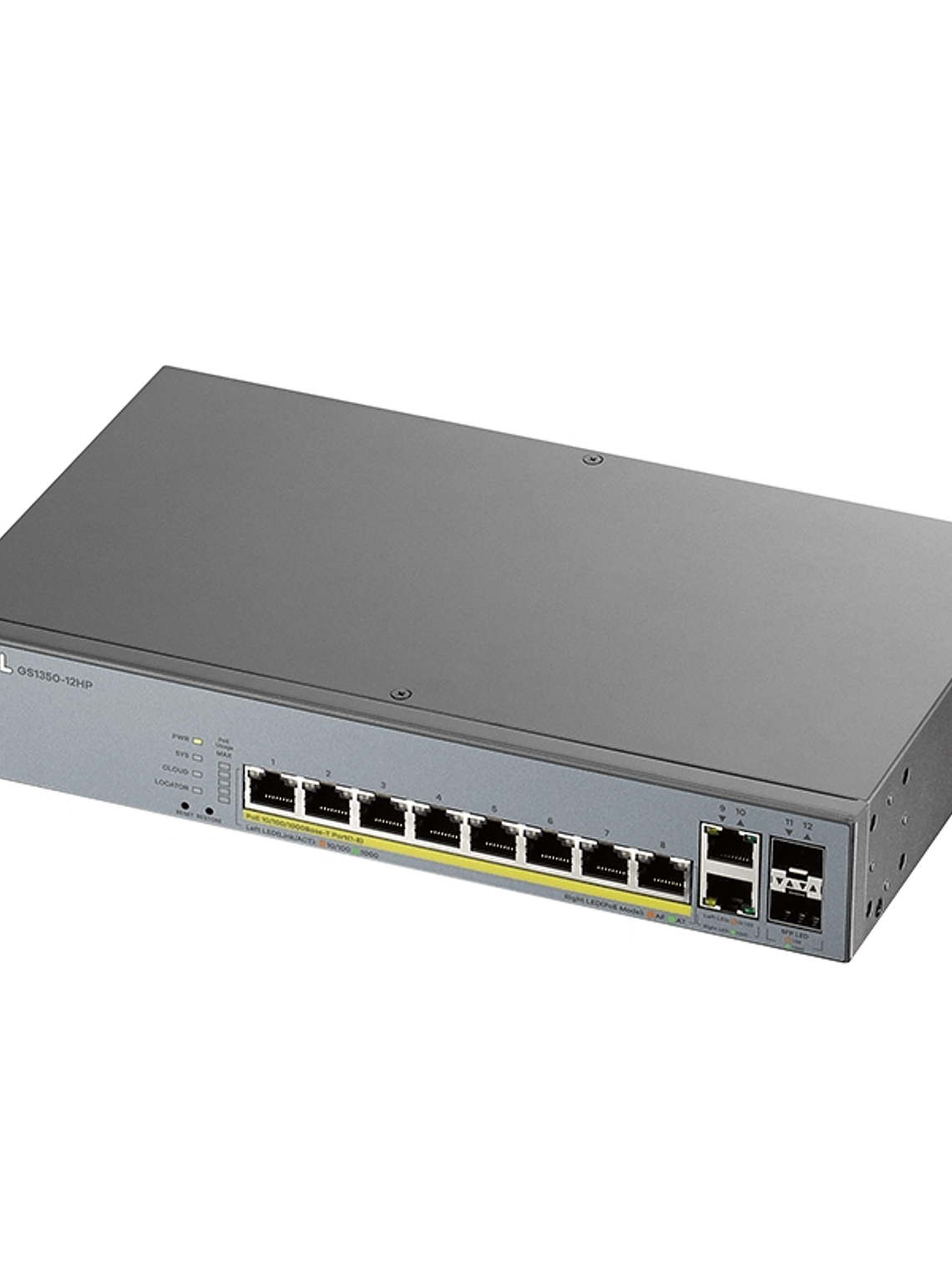 ZyXEL GS1350-12HP Switch 10xGB PoE 2xSFP 130W 1