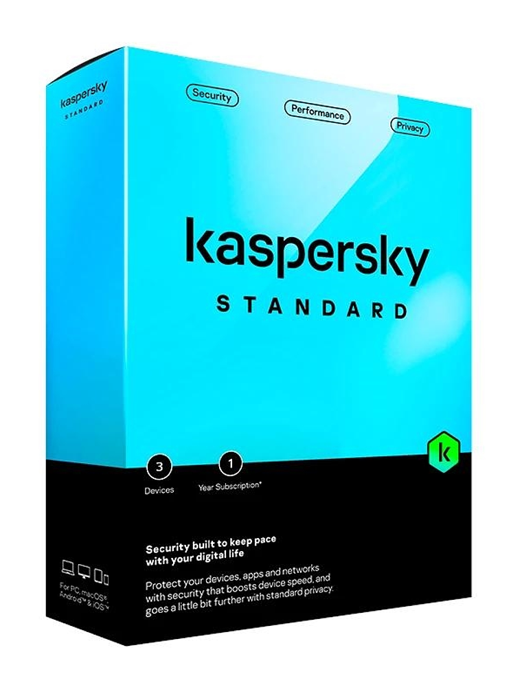 Kaspersky Standard  3L/1A 1