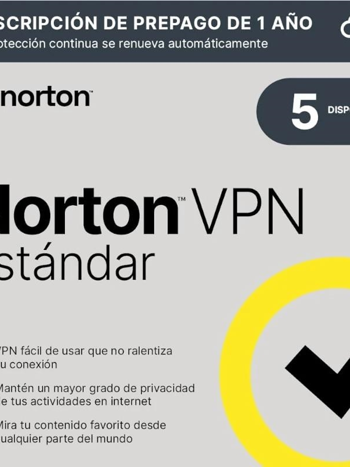 Norton VPN standard 5L/1A 1
