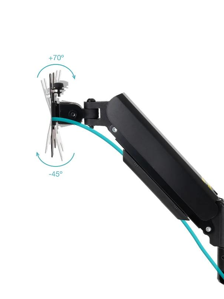 Tooq Soporte Pared LP1334TNR-B 1 brazo 13-34 Negro 4