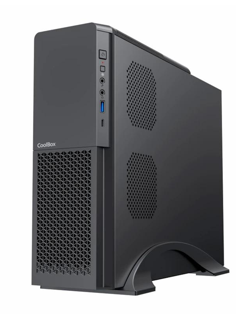 COOLBOX CAJA MATX T313 SLIM FTE.500GR-S 500W USB-C 2