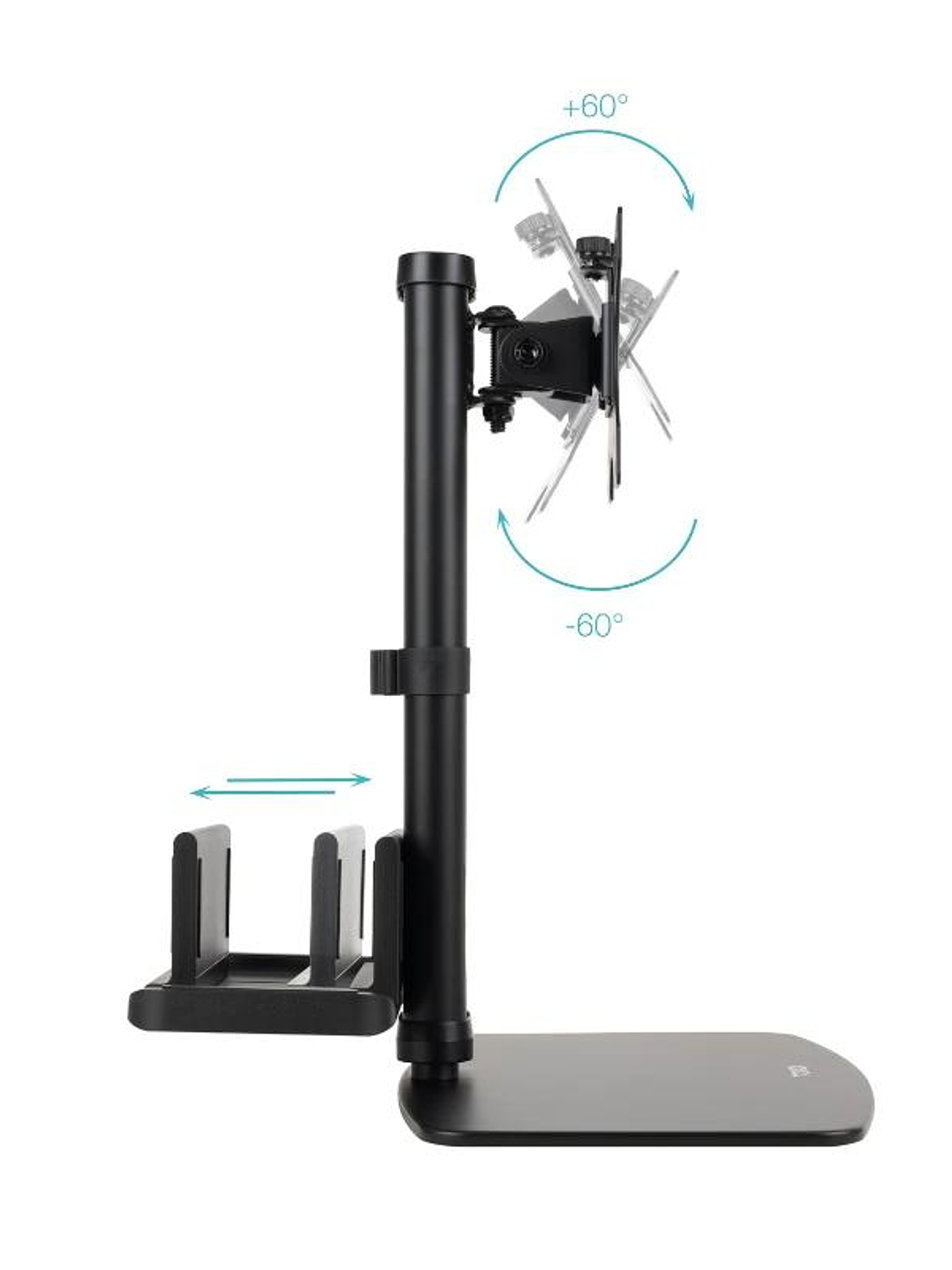 Tooq DB1127TN-B Soporte mesa Monitor+Minipc 17-27 2