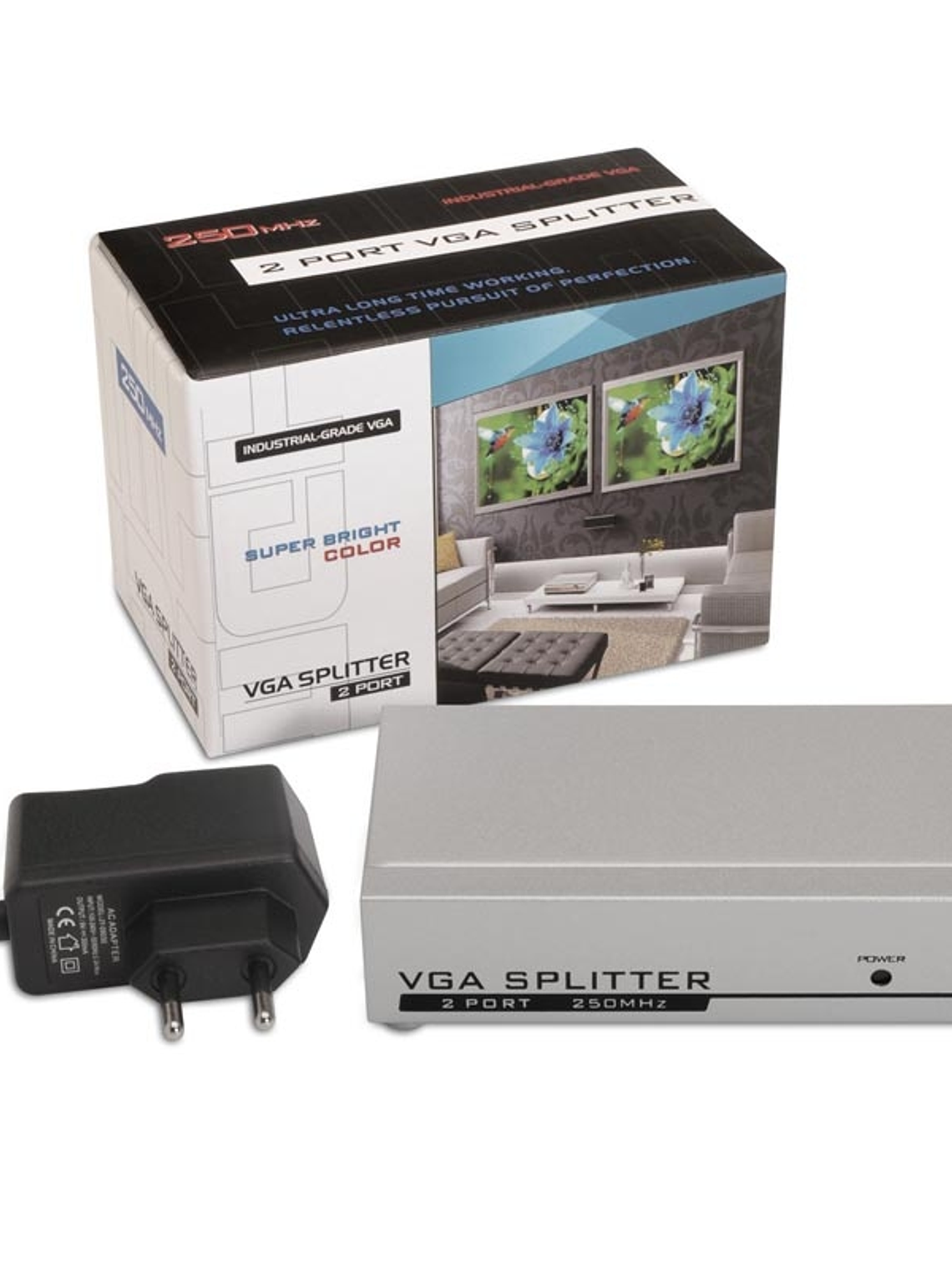 Nanocable Multiplexor VGA para 2 monitores 3