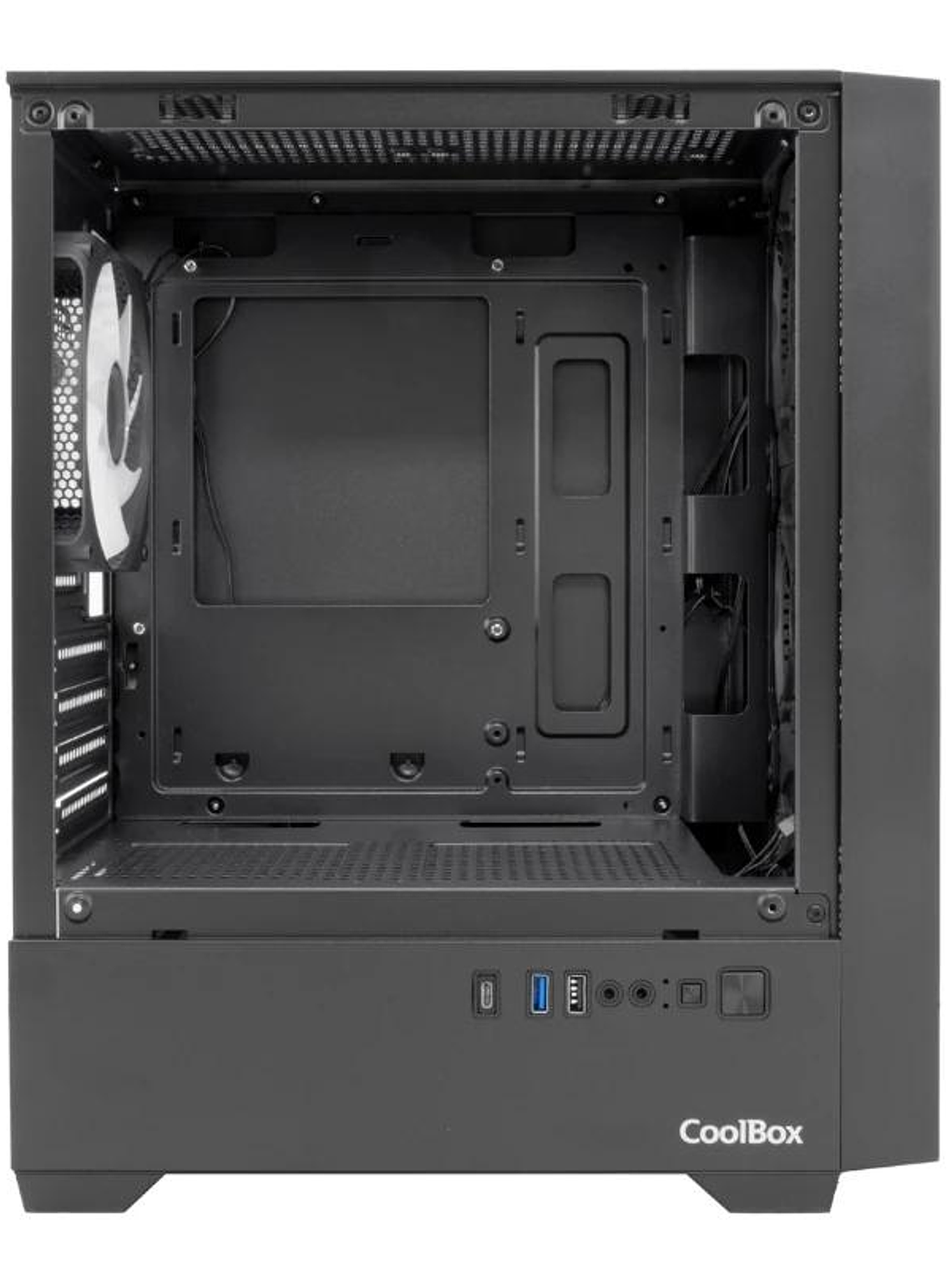 Coolbox Caja Gaming MATX GM200 F.Mesh S.FTE ARGB N 4