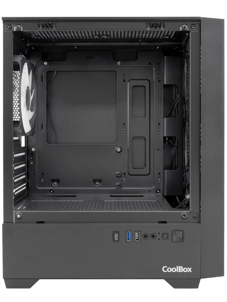 Coolbox Caja Gaming MATX GM200 F.Mesh S.FTE ARGB N 4