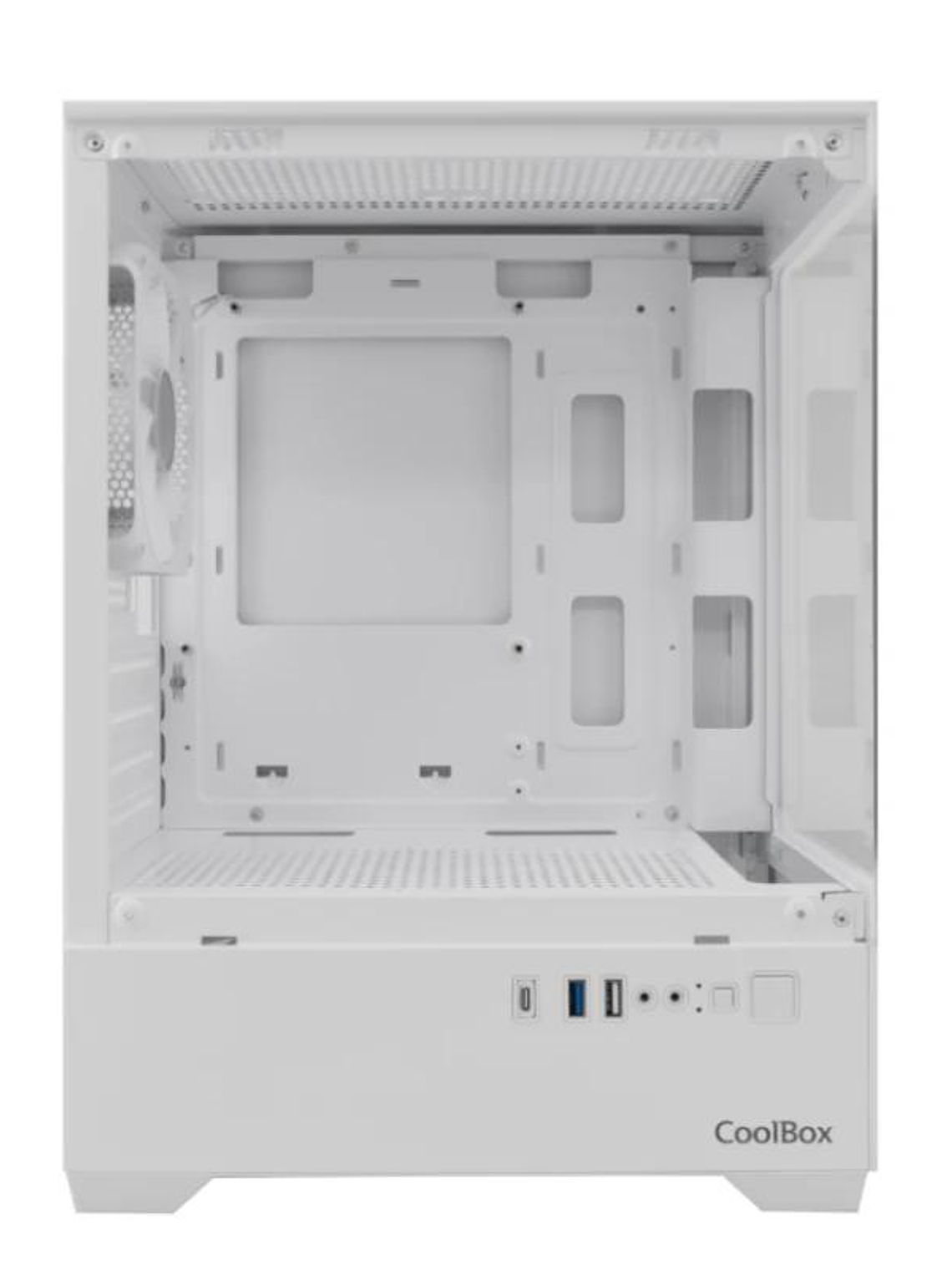 Coolbox Caja Gaming MATX GM200 V.Lite ARGB S.FTE B 3