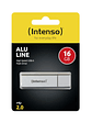 Intenso 3521472 Lápiz USB 2.0 Alu 16GB Silver - Miniatura 3