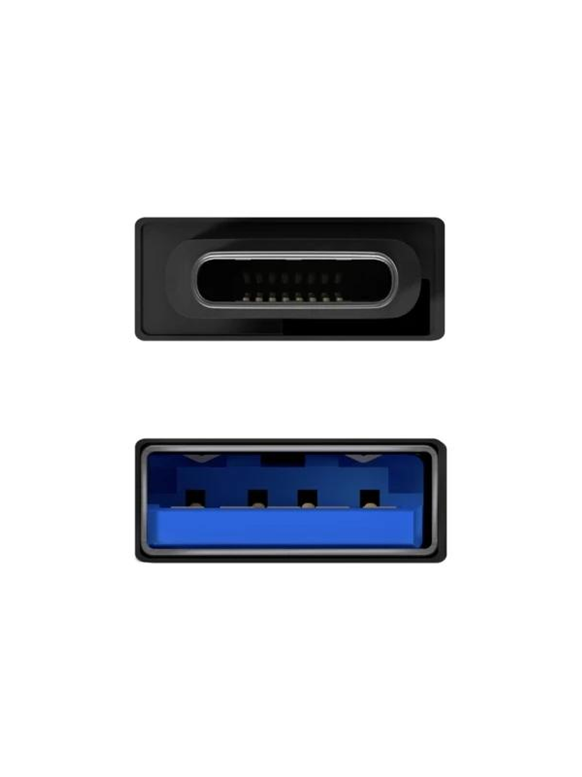 Aisens Mini Adaptador USB 3.2 Gen1 3A CM-AH Negro 3