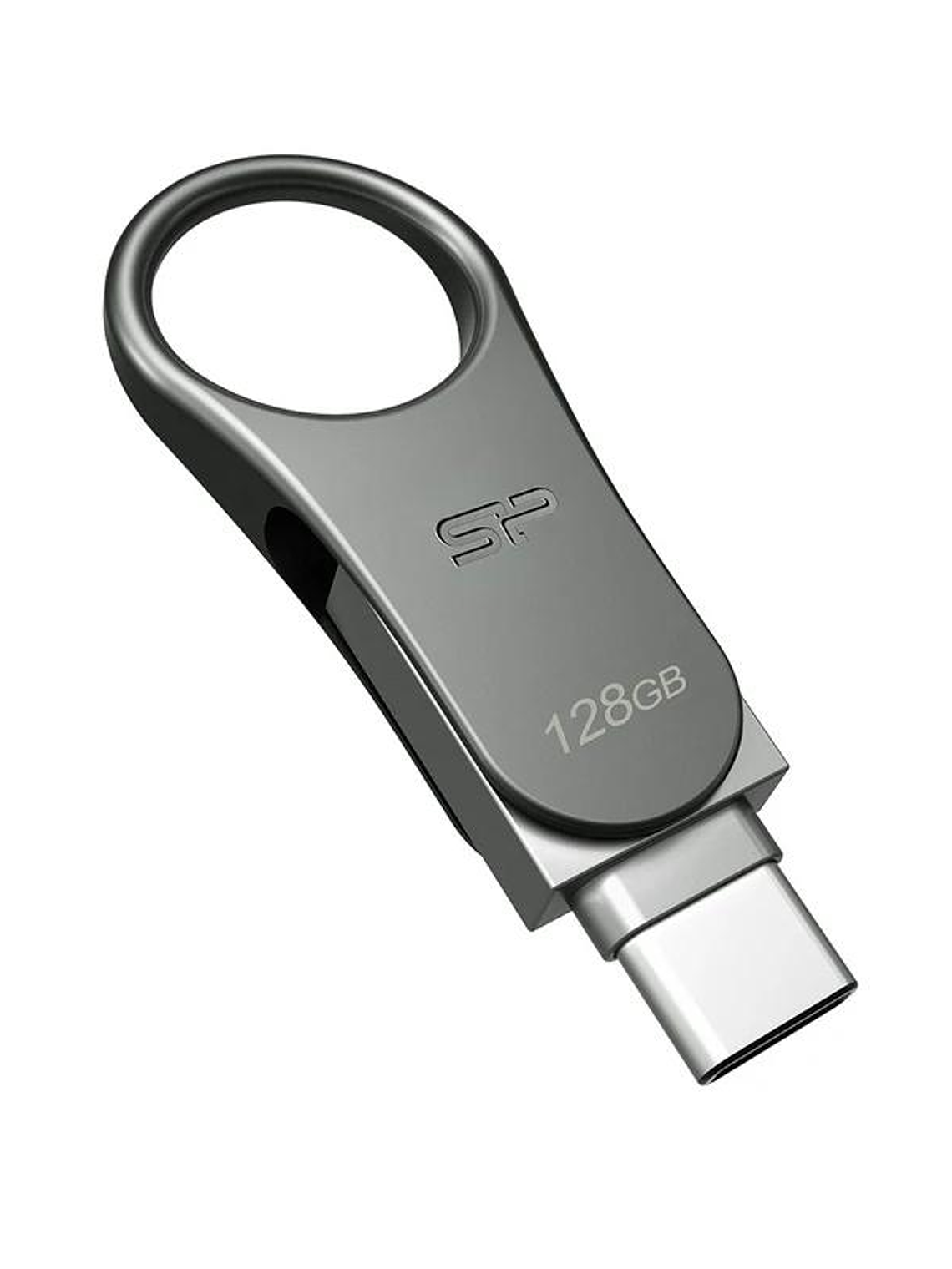 SP Lapiz USB C80 USB-C 3.2 128GB Dual Metalico 1