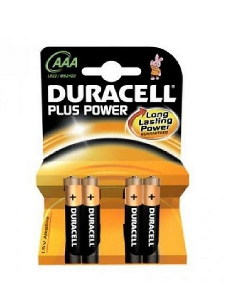 Duracell Pila Alcalina Plus Power LR3 AAA Pack-4 1