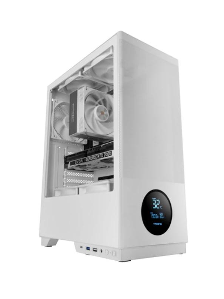 TACENS Caja Atx Pantalla Ventis 3X120mm Blanco 2