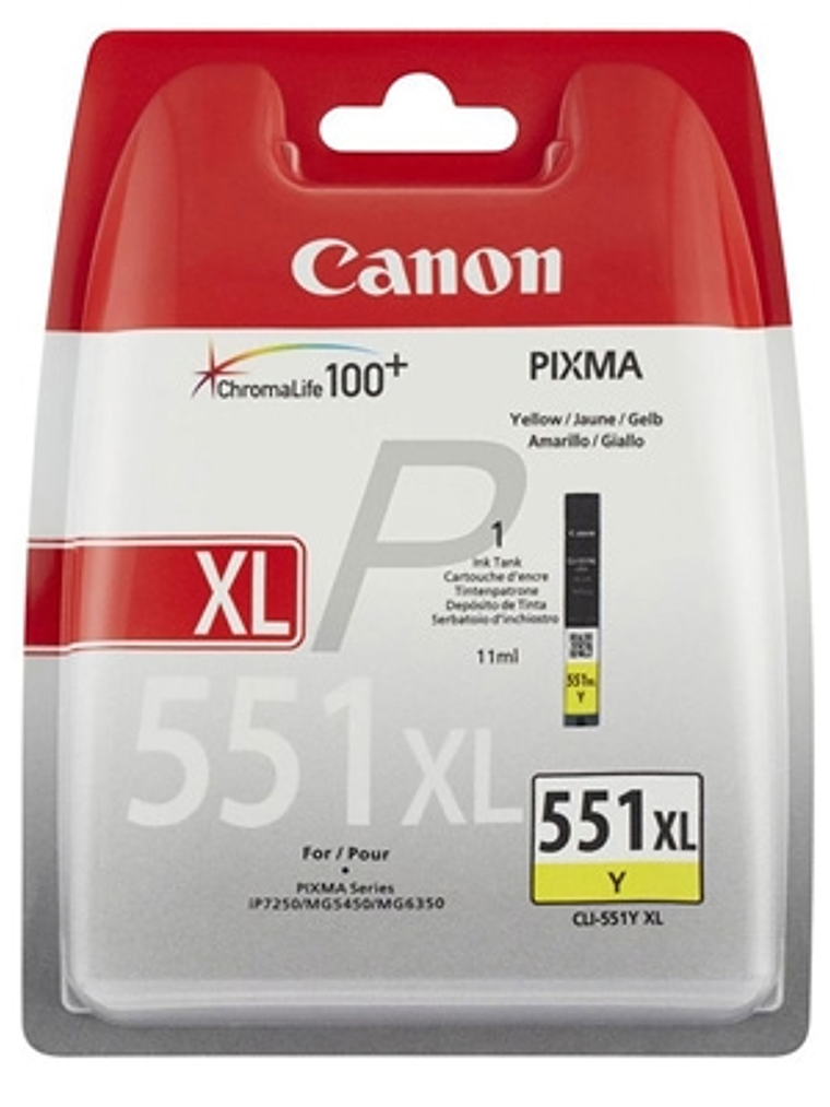 Canon Cartucho CLI-551Y XL Amarillo 1