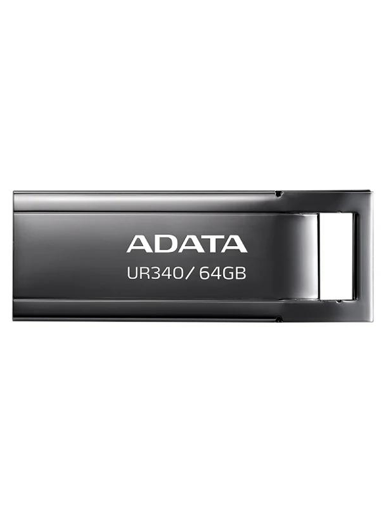 ADATA Lapiz USB UR340 64GB USB 3.2 Metal Black 1