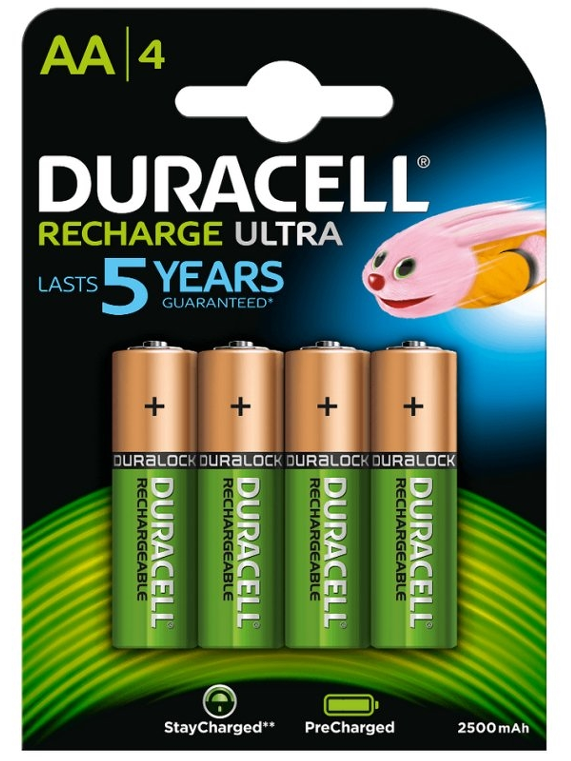Duracell Pila Recargable HR6 AA 2500mAh Blister*4 1