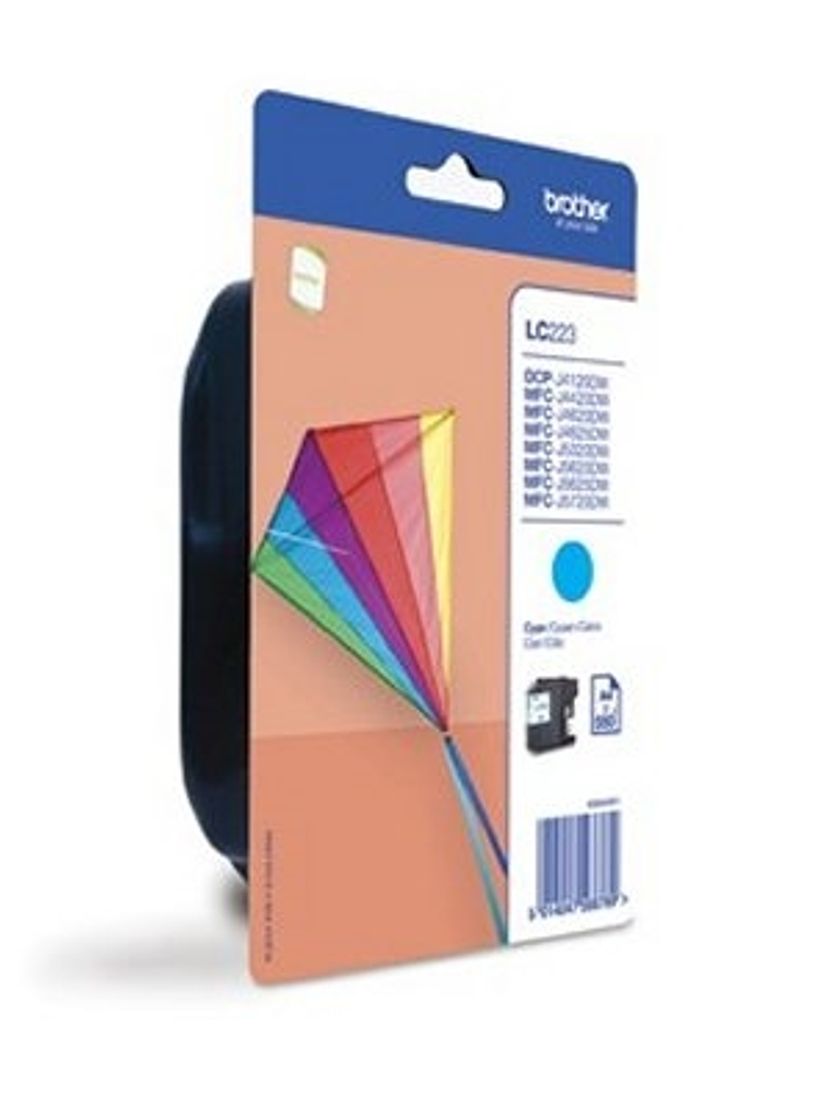 Brother Cartucho LC223CBP Cyan 1