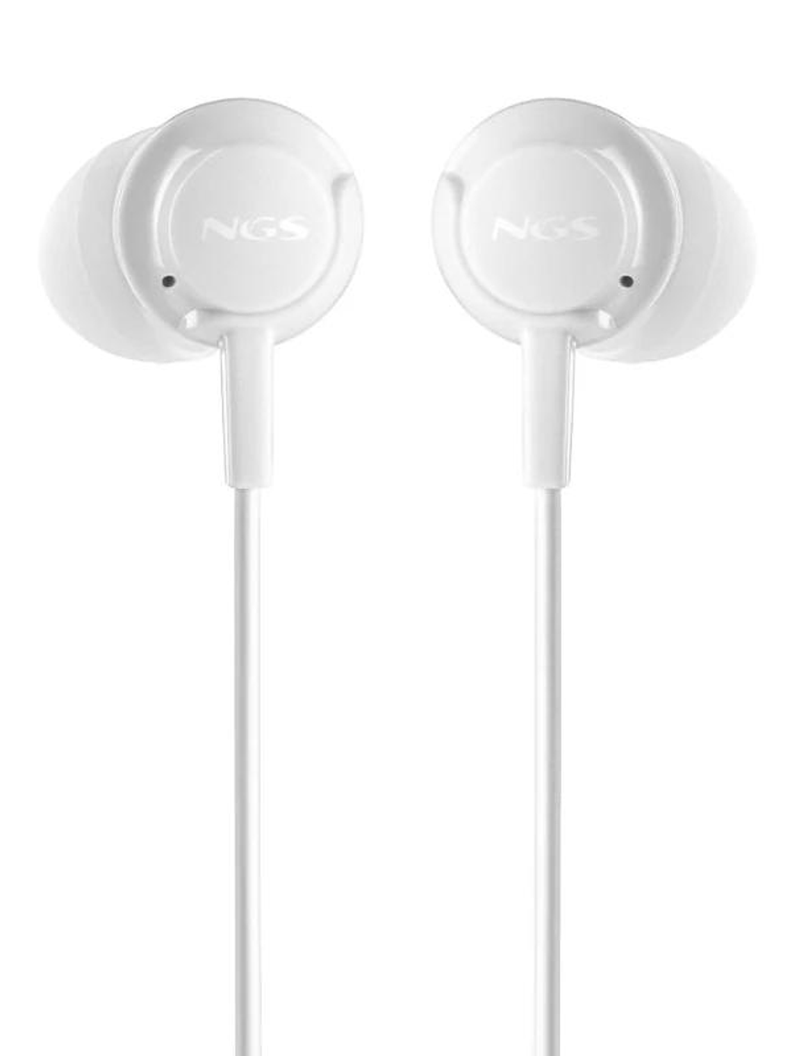 NGS Auricular CROSSDRIFT Blanco cable JACK 3.5 Mm 3