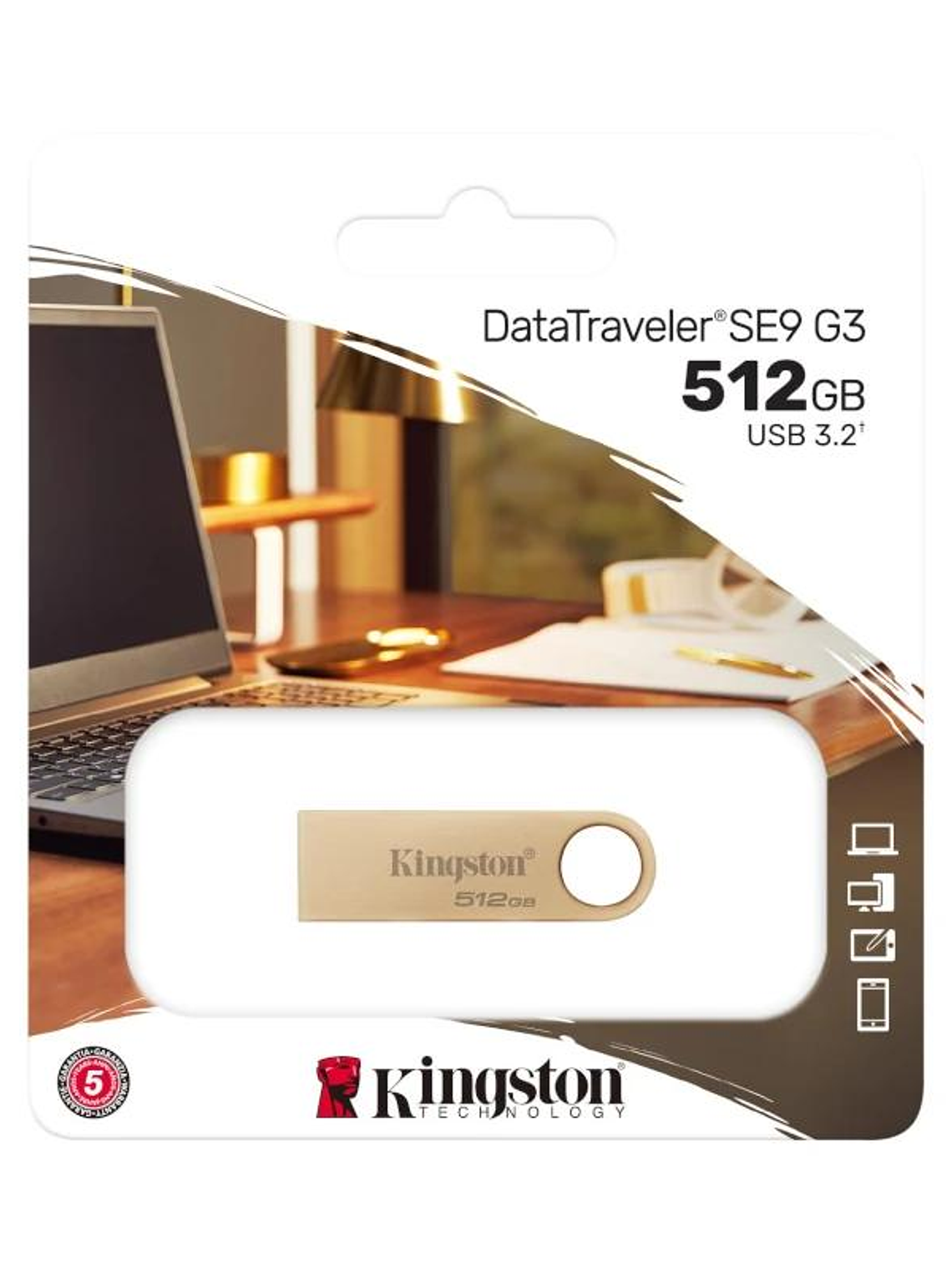Kingston DataTraveler SE9 G3 512GB USB 3.2 Gen1 3