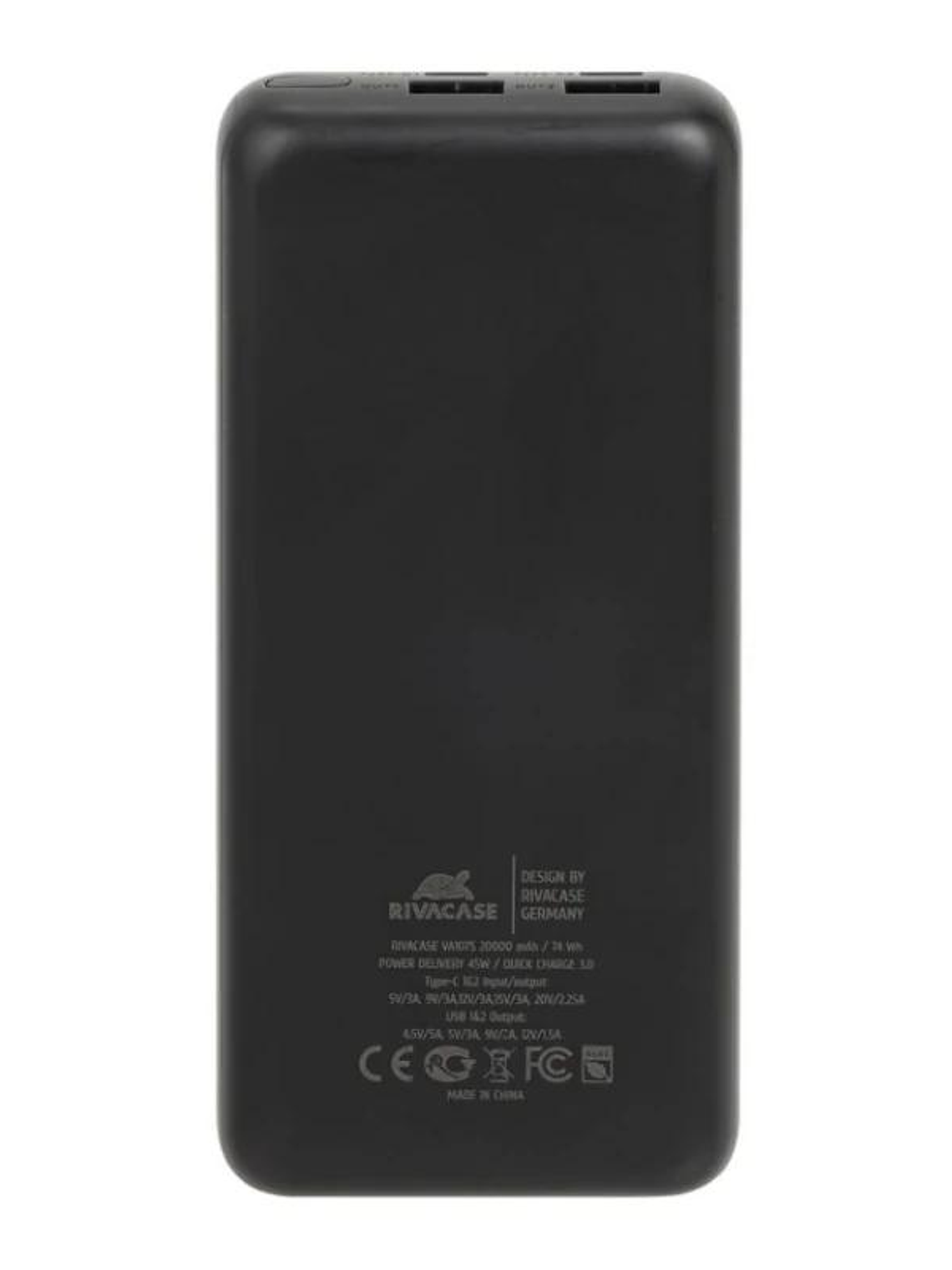 RIVACASE VA1075 QC/PD 45W 20000 mAh black 4