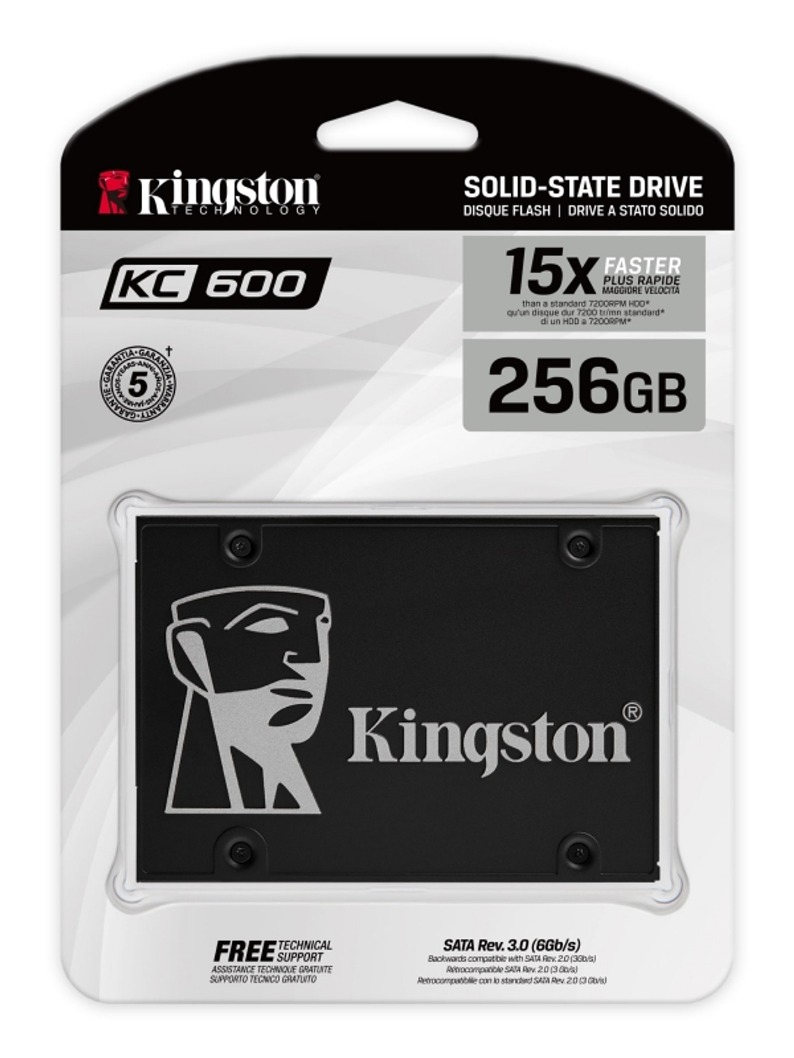 Kingston SKC600/256G SSD NAND TLC 3D 2.5