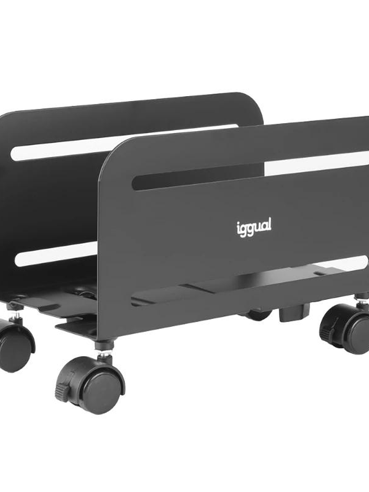 iggual Soporte CPU metálico con ruedas SOP2 2