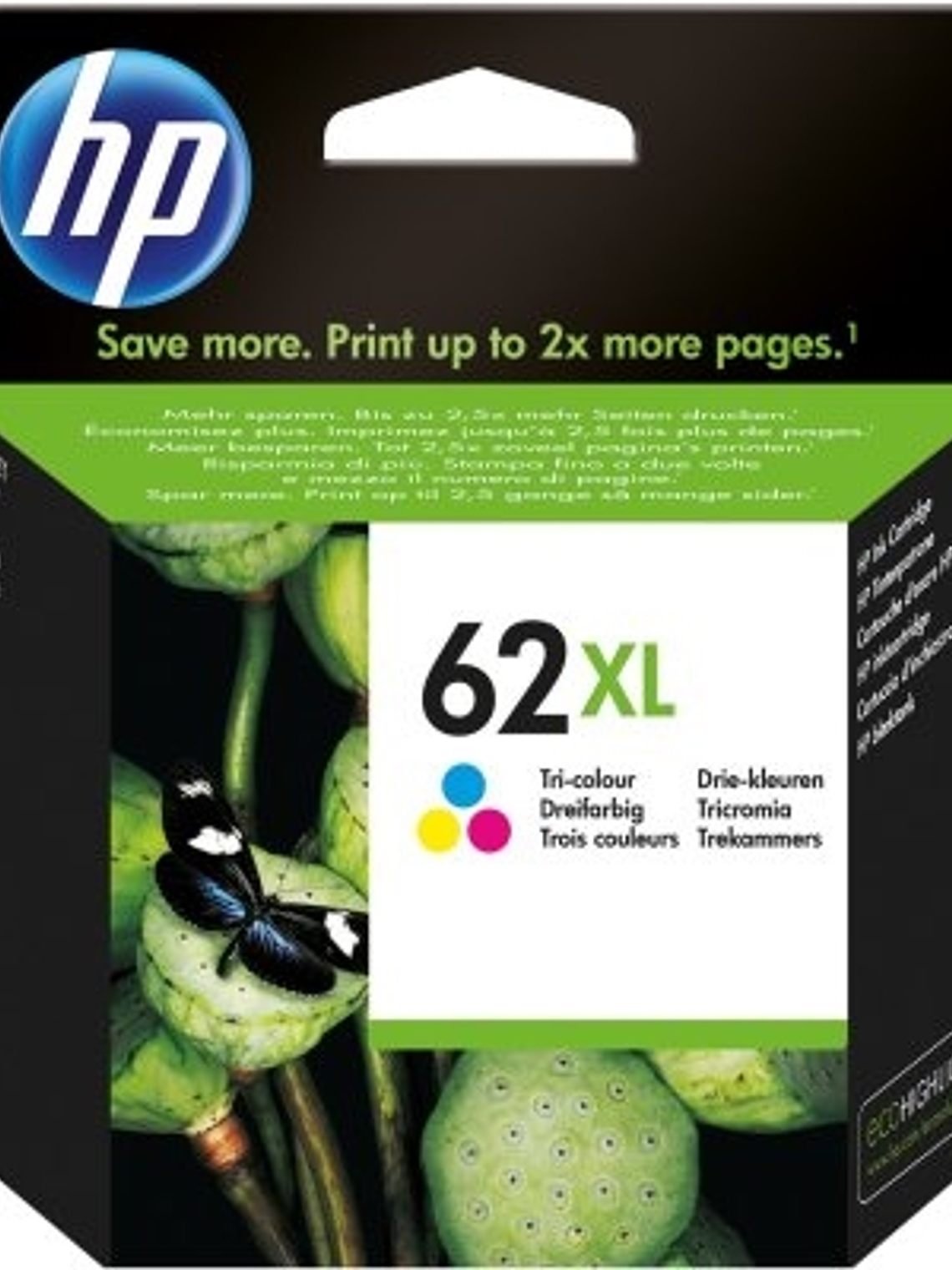 HP Cartucho 62XL Tricolor 1