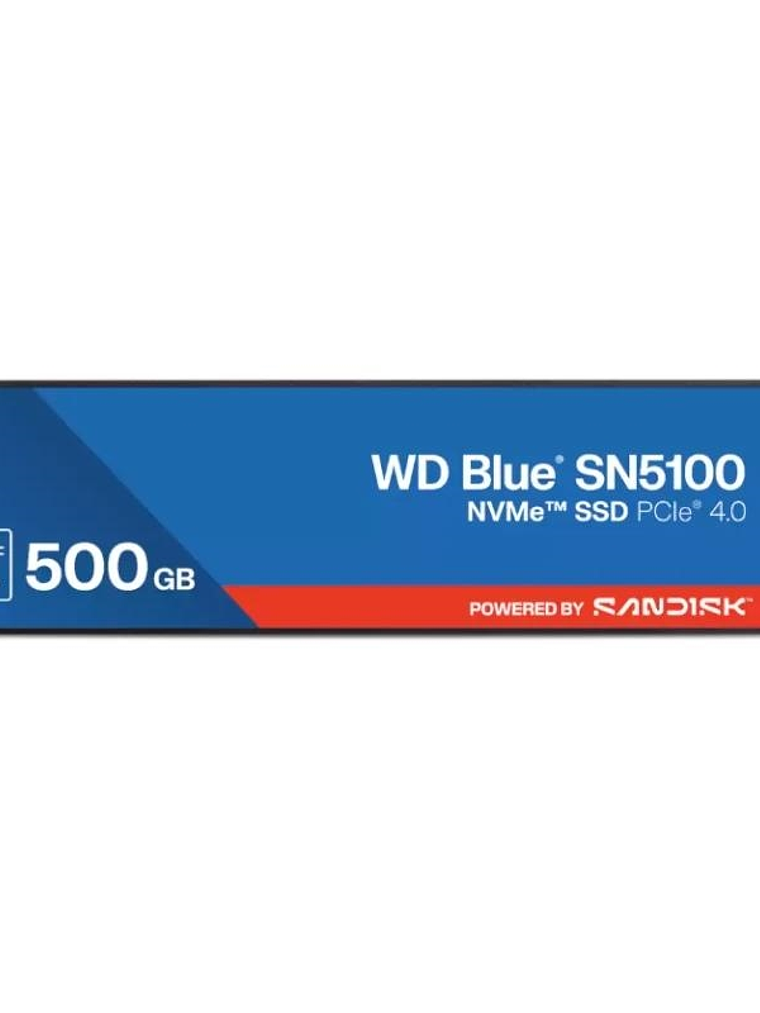 WD Blue SN5100 SSD 500GB NVMe Gen4 6600MB-s 1