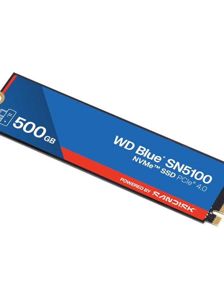 WD Blue SN5100 SSD 500GB NVMe Gen4 6600MB-s 2