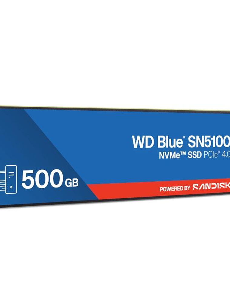 WD Blue SN5100 SSD 500GB NVMe Gen4 6600MB-s 3