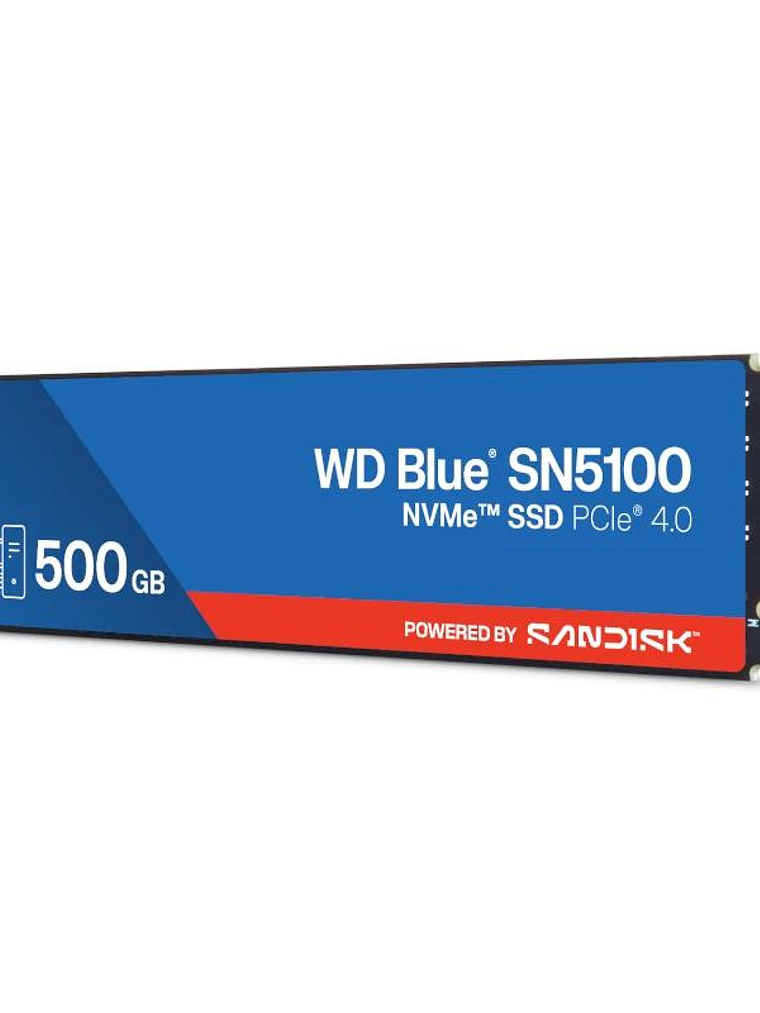 WD Blue SN5100 SSD 500GB NVMe Gen4 6600MB-s 4
