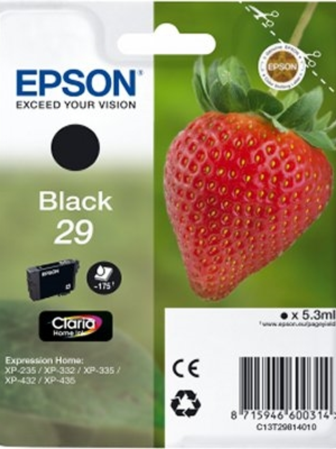 Epson Cartucho T2981 Negro 1